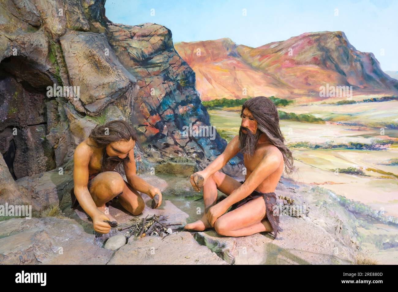 Stone age fire hi-res stock photography and images - Alamy