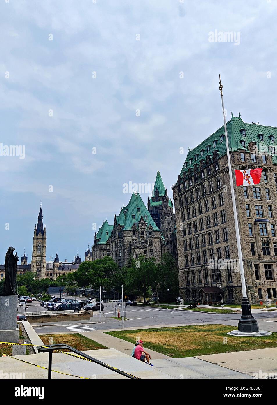 The statue representing justice/ Supreme Court of Canada/ Ottawa Stock