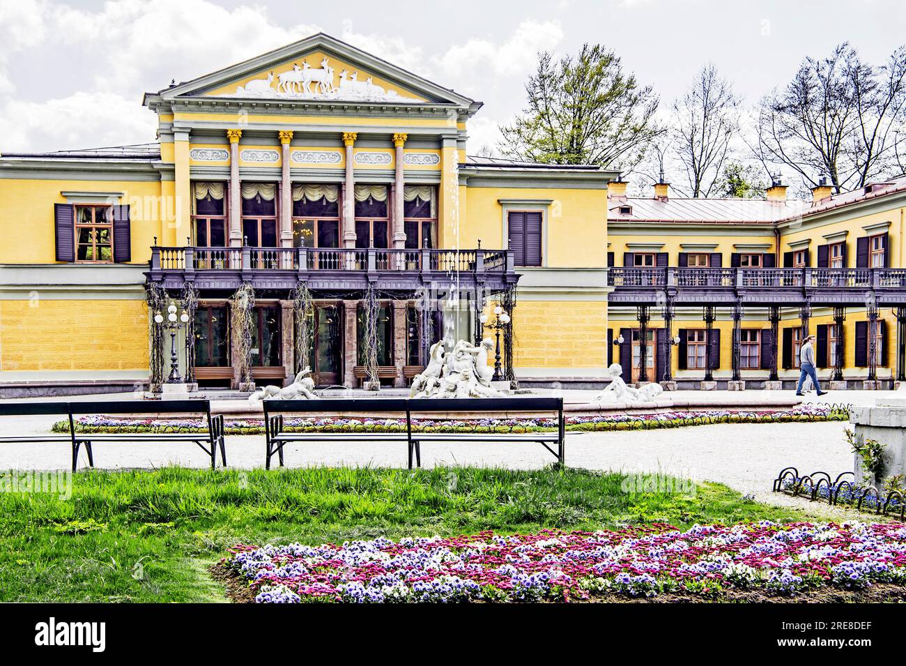 Bad Ischl (Austria), Villa of the emperor Franz Josef, where he signed the declaration of war 1914; Kaiservilla in Bad ischl Stock Photo