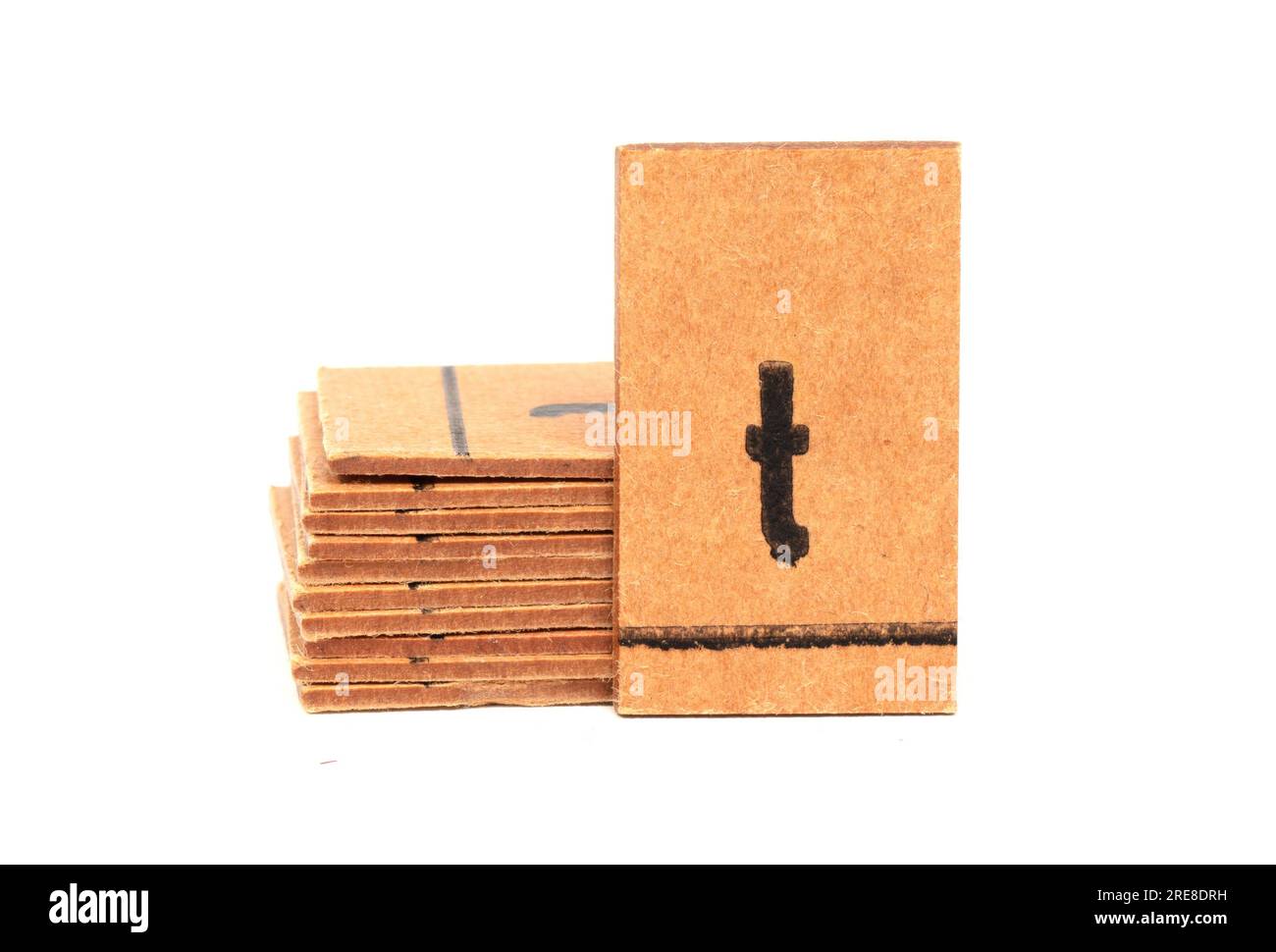 Stack The Letters Stack of letters from a very old letterbox used to teach children - The ...