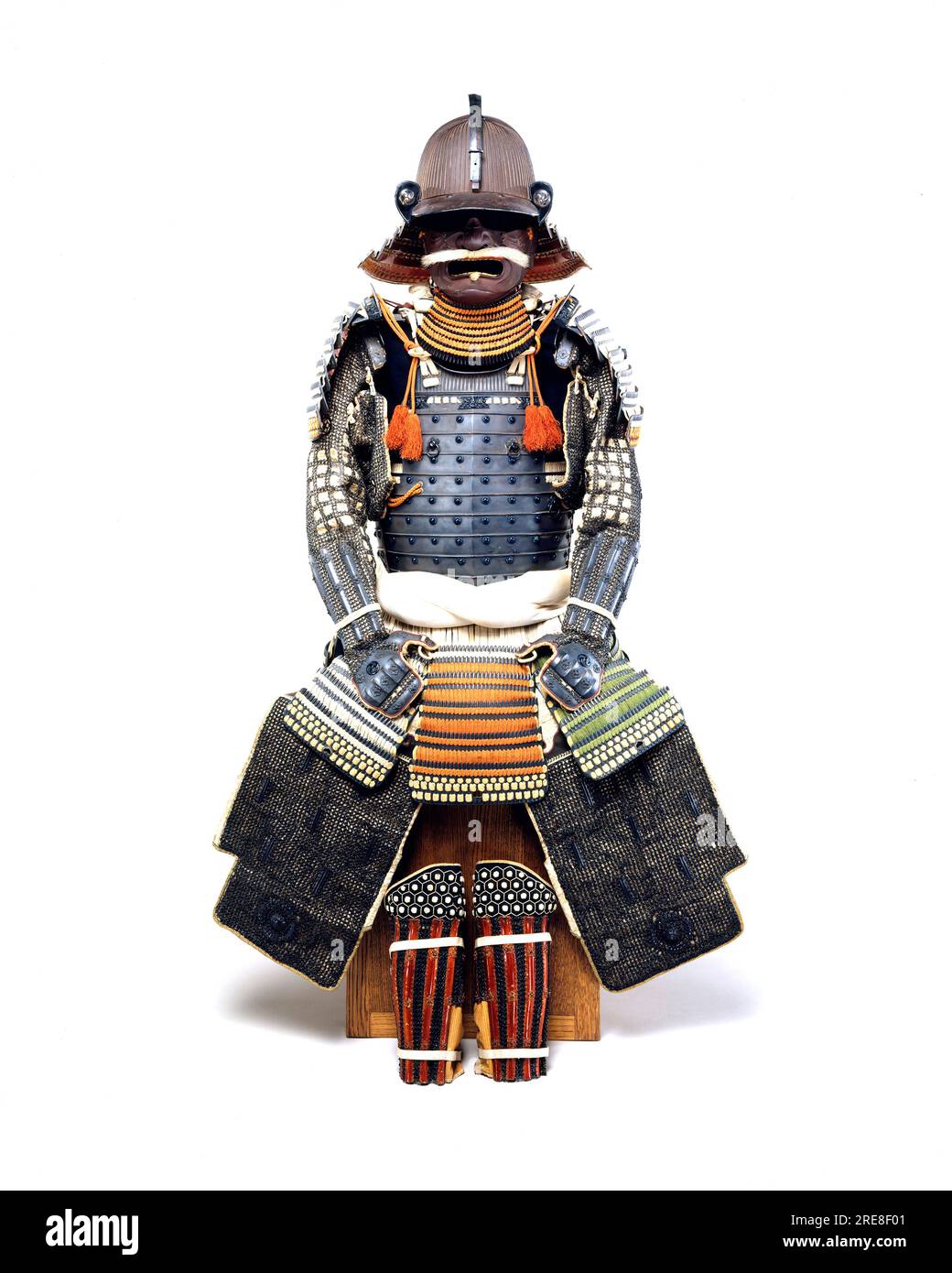 Armor (Gusoku) - Helmet signed by Bamen Tomotsugu -  Japanese armor, Toyohara, Echizen province - 18th century Stock Photo