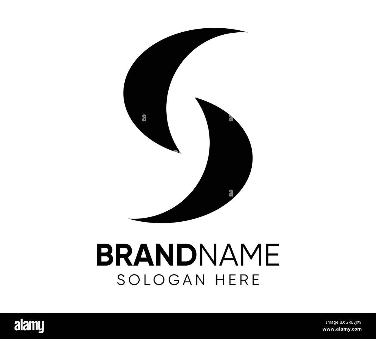 Letter S Logo Design Stock Vector Images Alamy