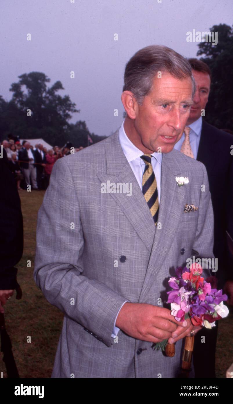 Prince Charles, The Prince of Wales at Sandringham Estate 31 July 2002