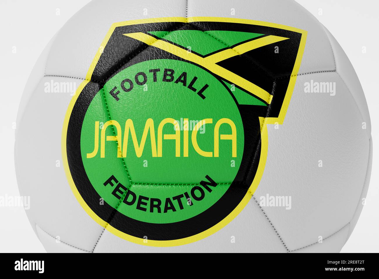 LONDON, UK July 2023 Jamaica national football team logo badge on a