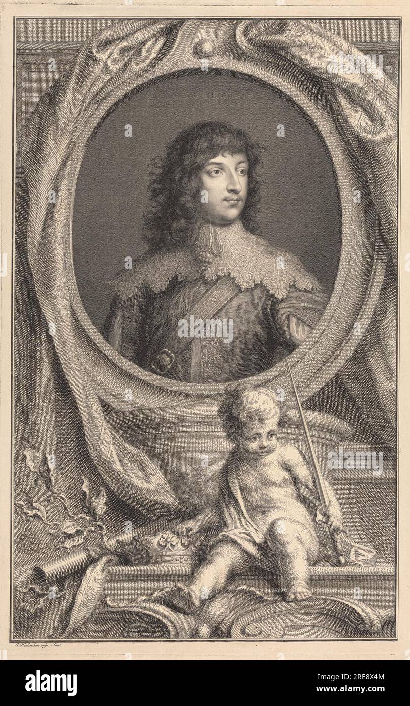 William Russell, First Duke of Bedford by Jacobus Houbraken Stock Photo