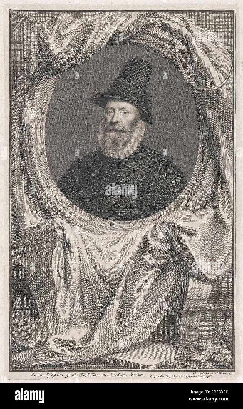 James Douglas, fourth Earl of Morton, 1581 1741 by Jacobus Houbraken