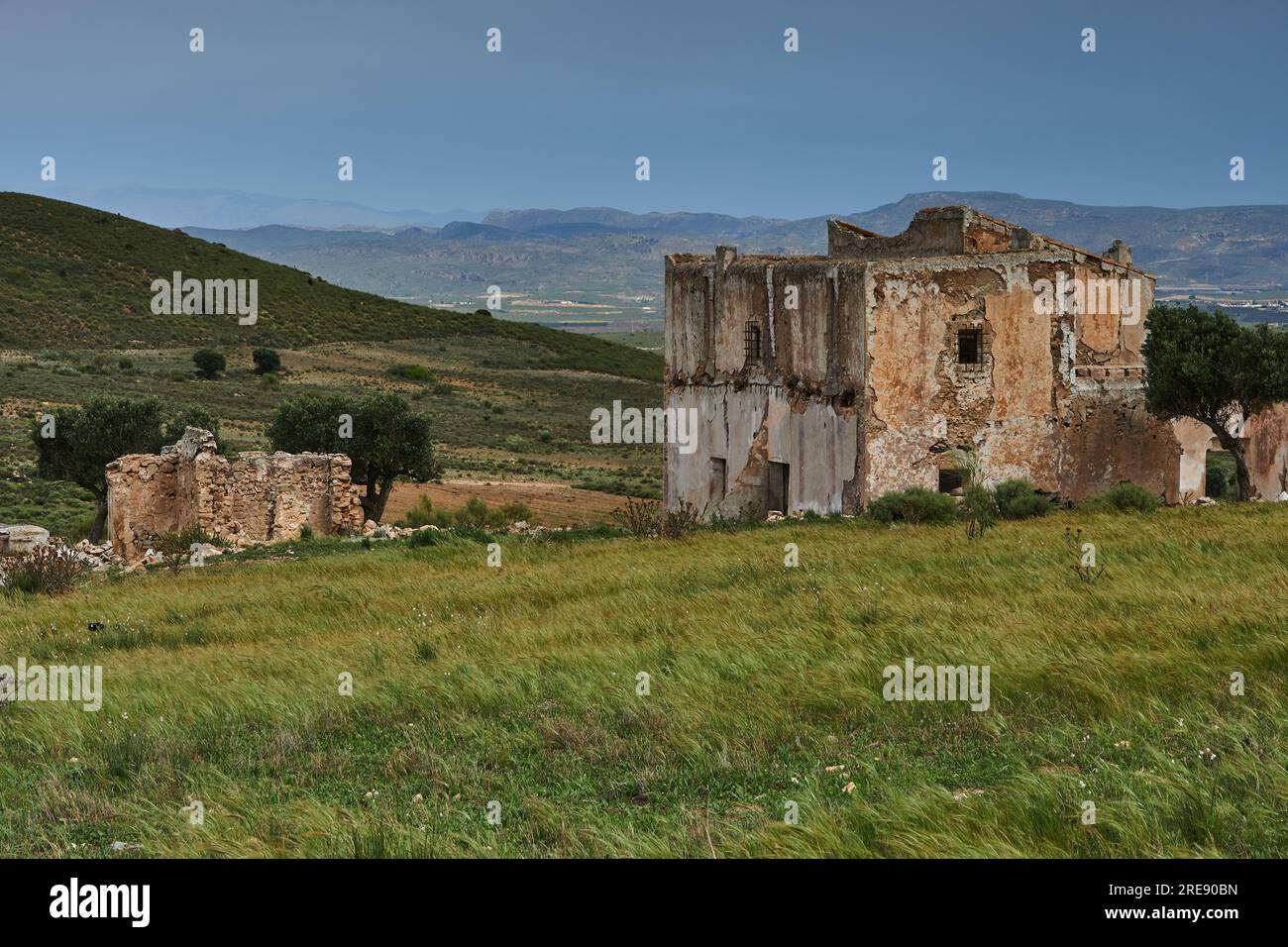 Verlassener Bauernhof.Ruine,Andalusia,Spain Stock Photo