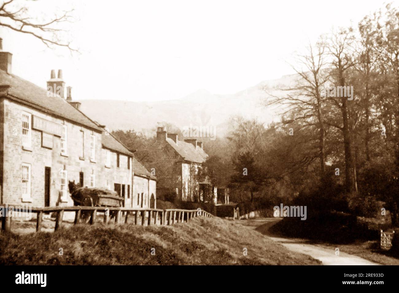 Fox and Hounds pub, Carleton in Cleveland, Victorian period Stock Photo