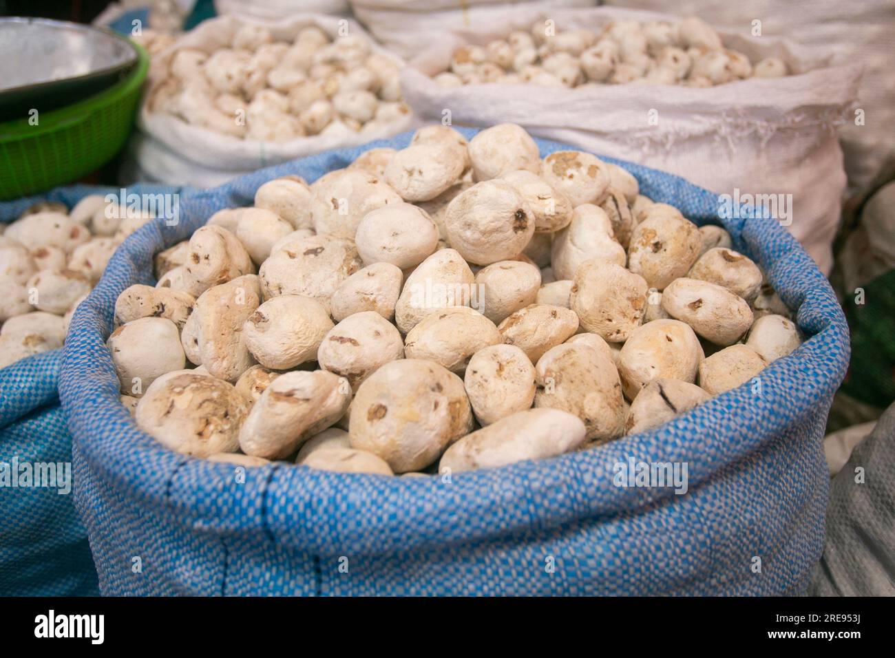 The chuño is simply dehydrated potato in order to extend its useful