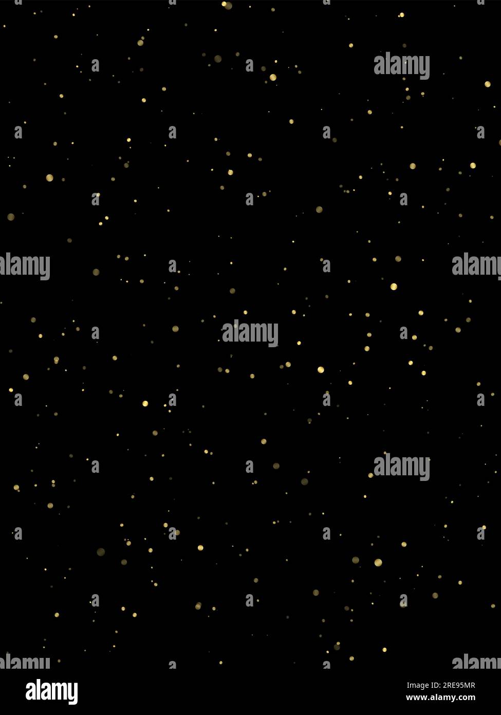 Festive vector background with gold glitter and confetti for christmas ...