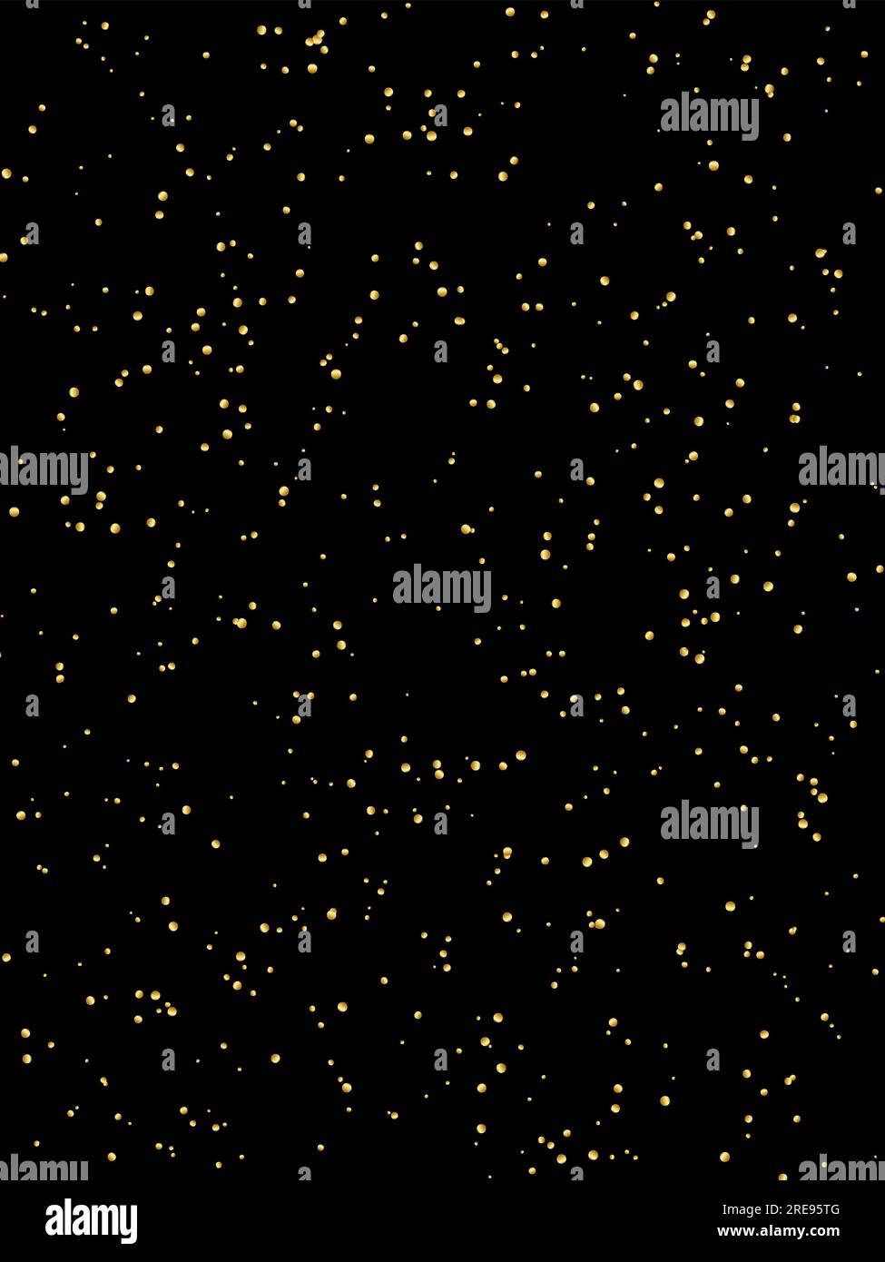 Festive vector background with gold glitter and confetti for christmas ...