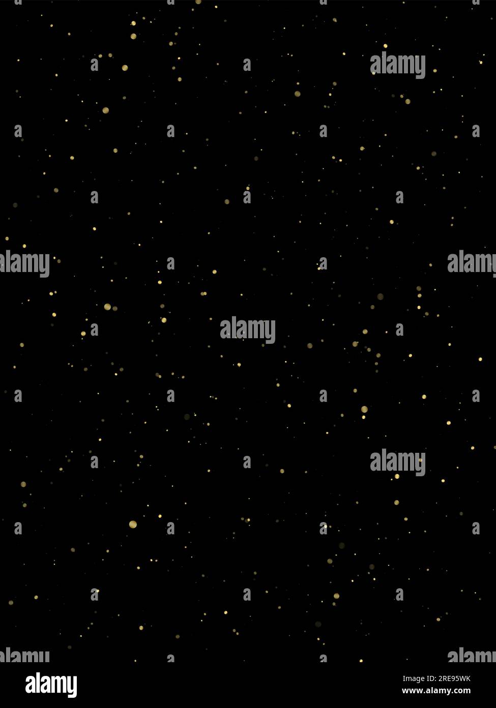 Festive vector background with gold glitter and confetti for christmas ...