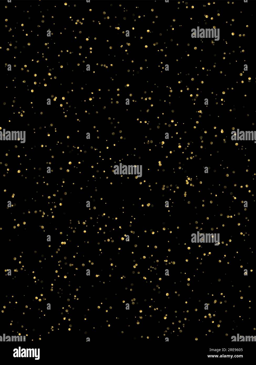 Festive vector background with gold glitter and confetti for christmas ...