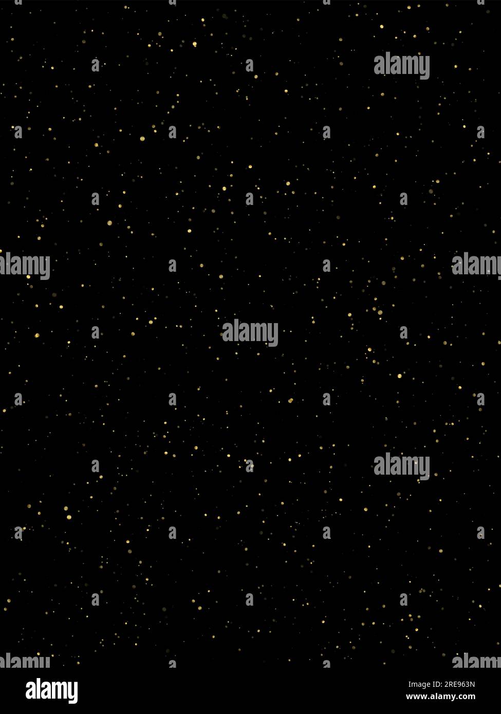 Festive vector background with gold glitter and confetti for christmas ...