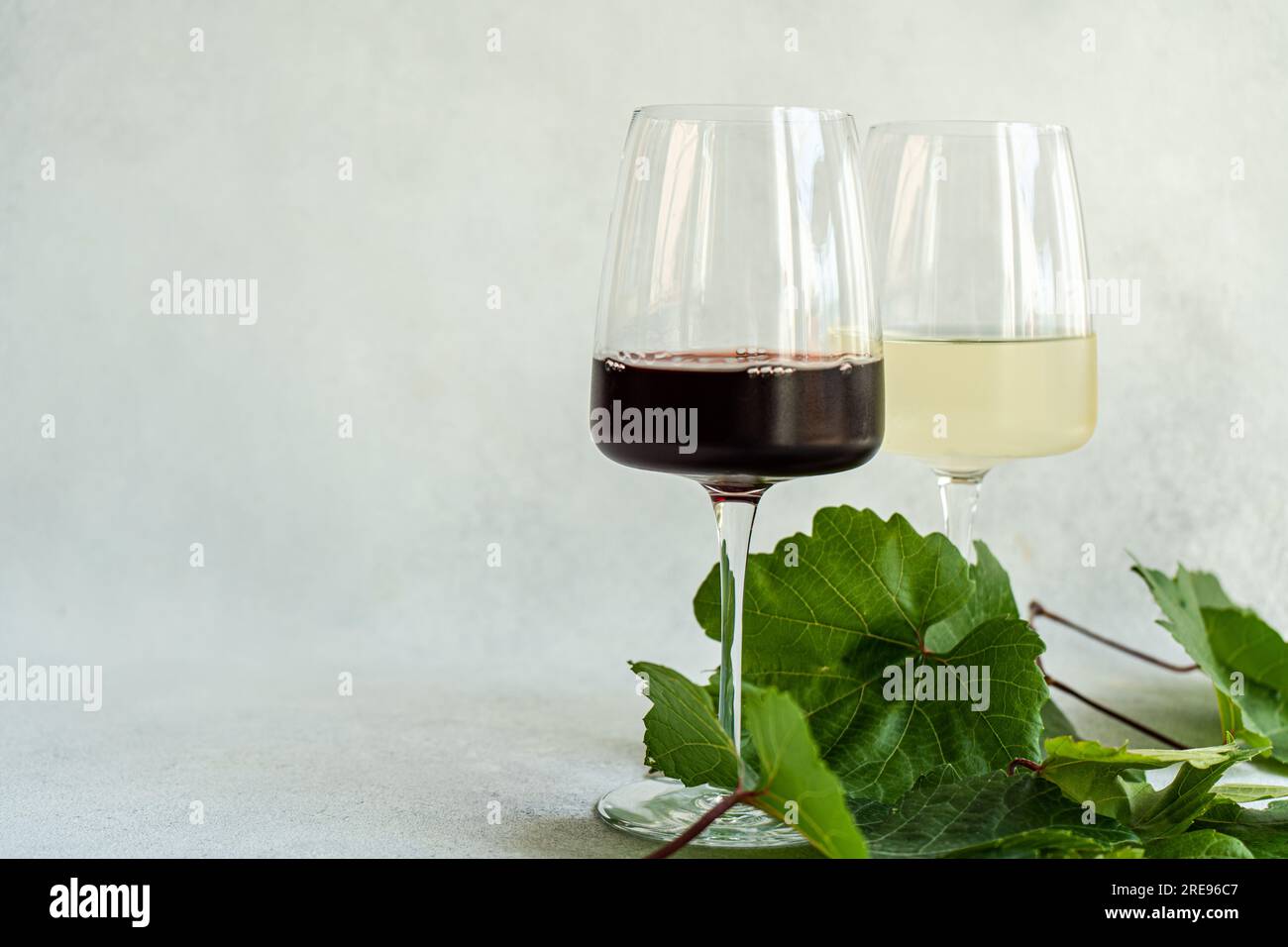 Wine glasses Saperavi red and Kisi dry white one of the most popular