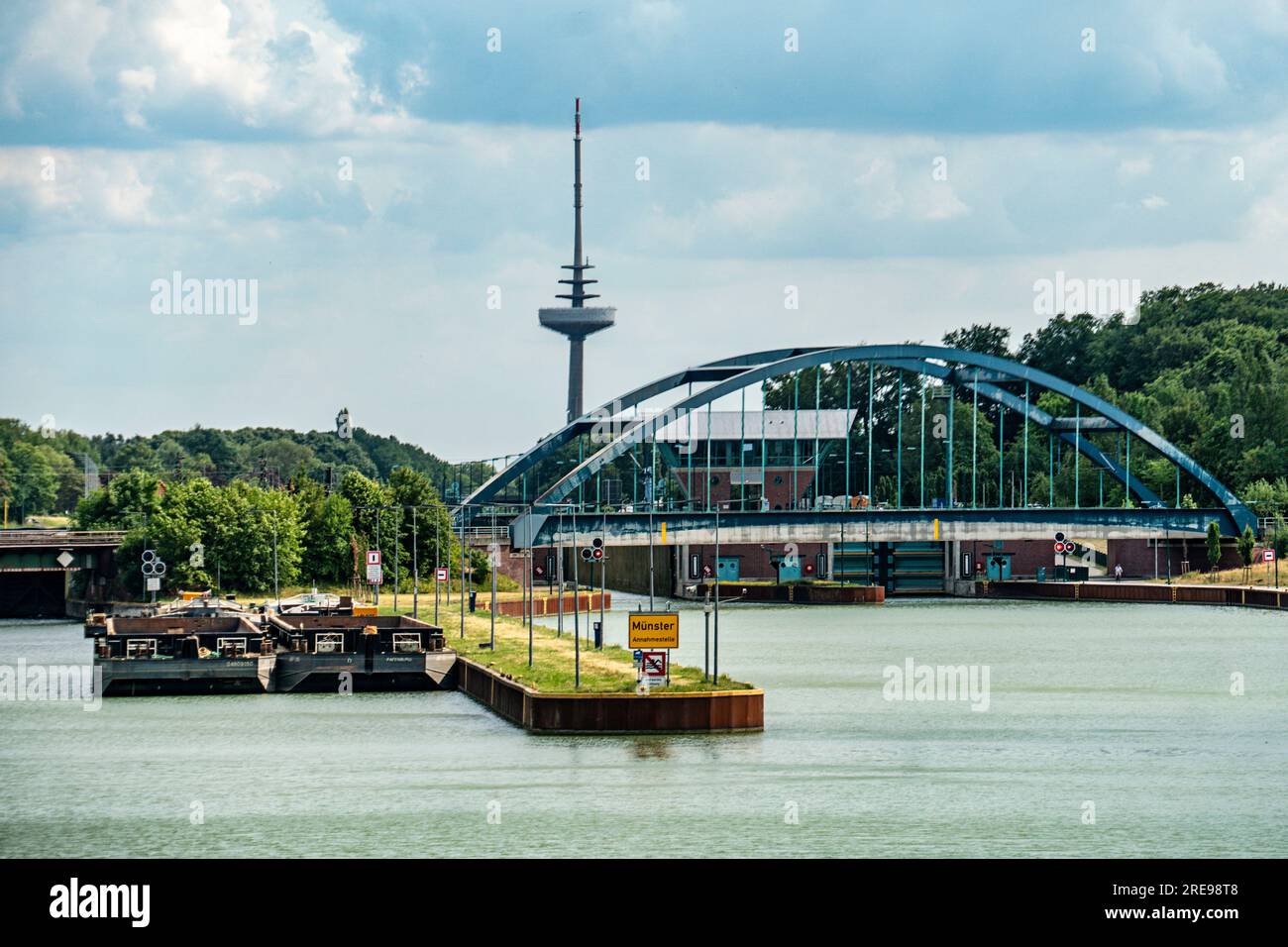 Spannende Stadt An Der Ems In Nordrhein Westfalen Ebenbildnull