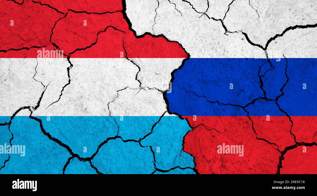 Russia map flag hi-res stock photography and images - Alamy