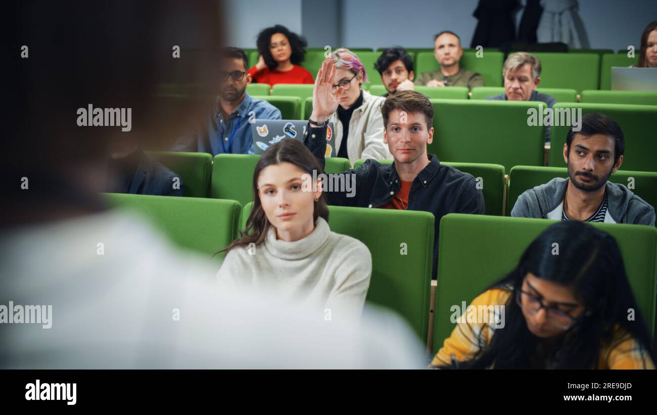 Smart Young Students Studying in University with Diverse Multiethnic ...