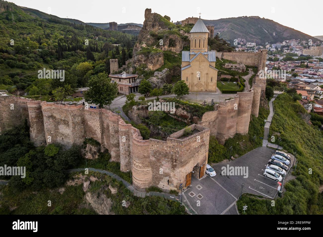 Aerial view of the Georgia landmarks Stock Photo - Alamy