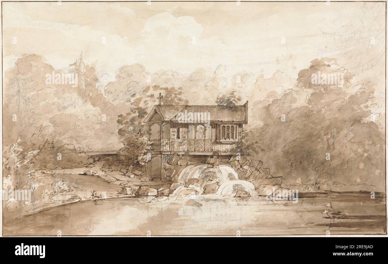 Design for the Hermitage, Virginia Water by Jeffry Wyatville Stock