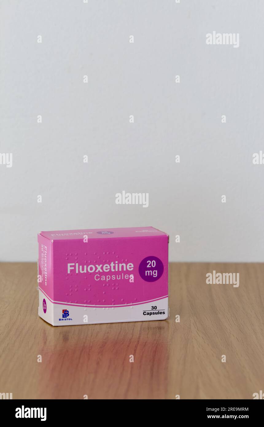 Fluoxetine antidepressant medication Stock Photo - Alamy