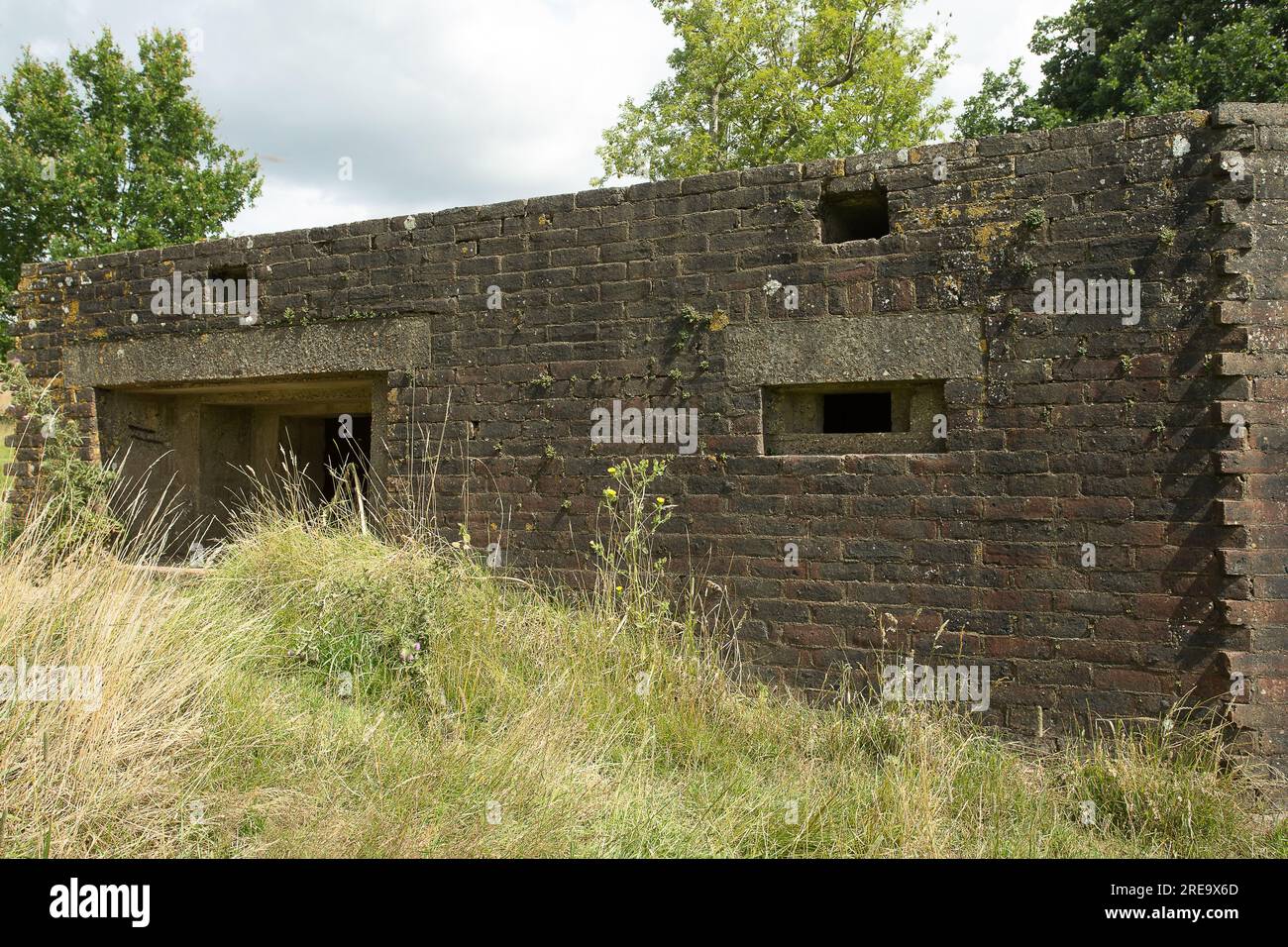 pillbox Bodiam Kent UK Stock Photo Alamy