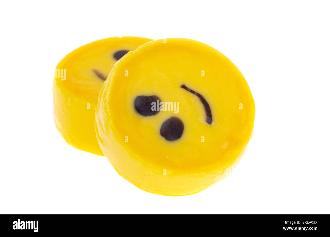 candy emoji isolated on white background Stock Photo Alamy
