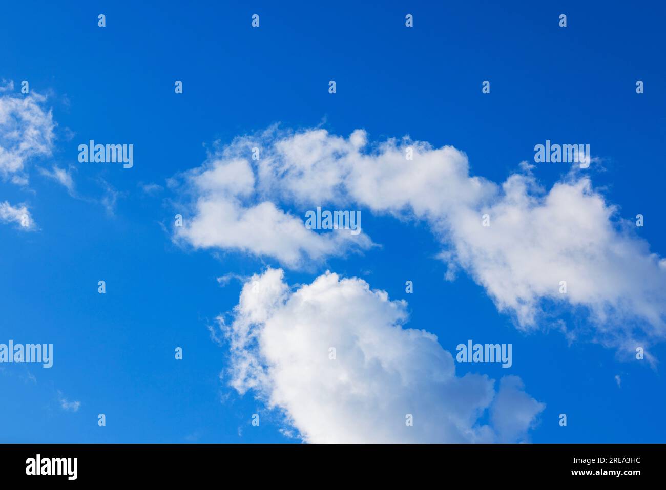 Gorgeous view of blue sky with white clouds Stock Photo - Alamy