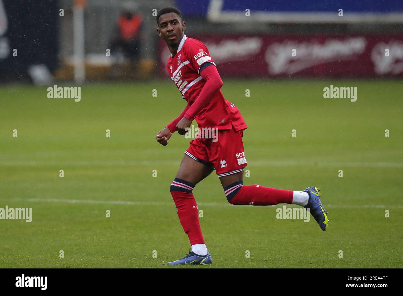 Isaiah Jones 11 of Middlesbrough during the Preseason friendly match