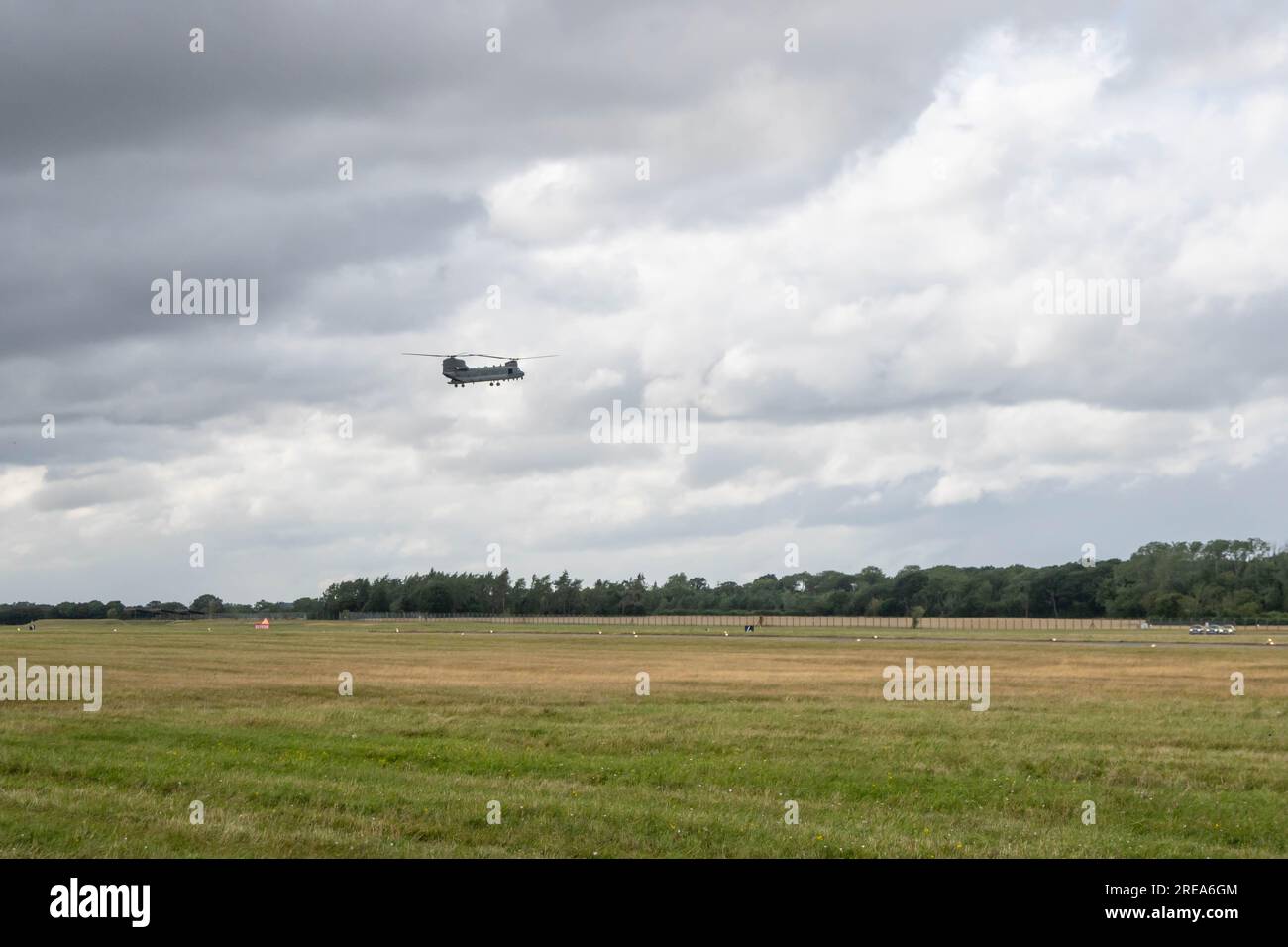 GLOUCESTERSHIRE, ENGLAND - 15 July 2023: Bell Boeing V-22 Osprey at RIAT 2023 Stock Photo