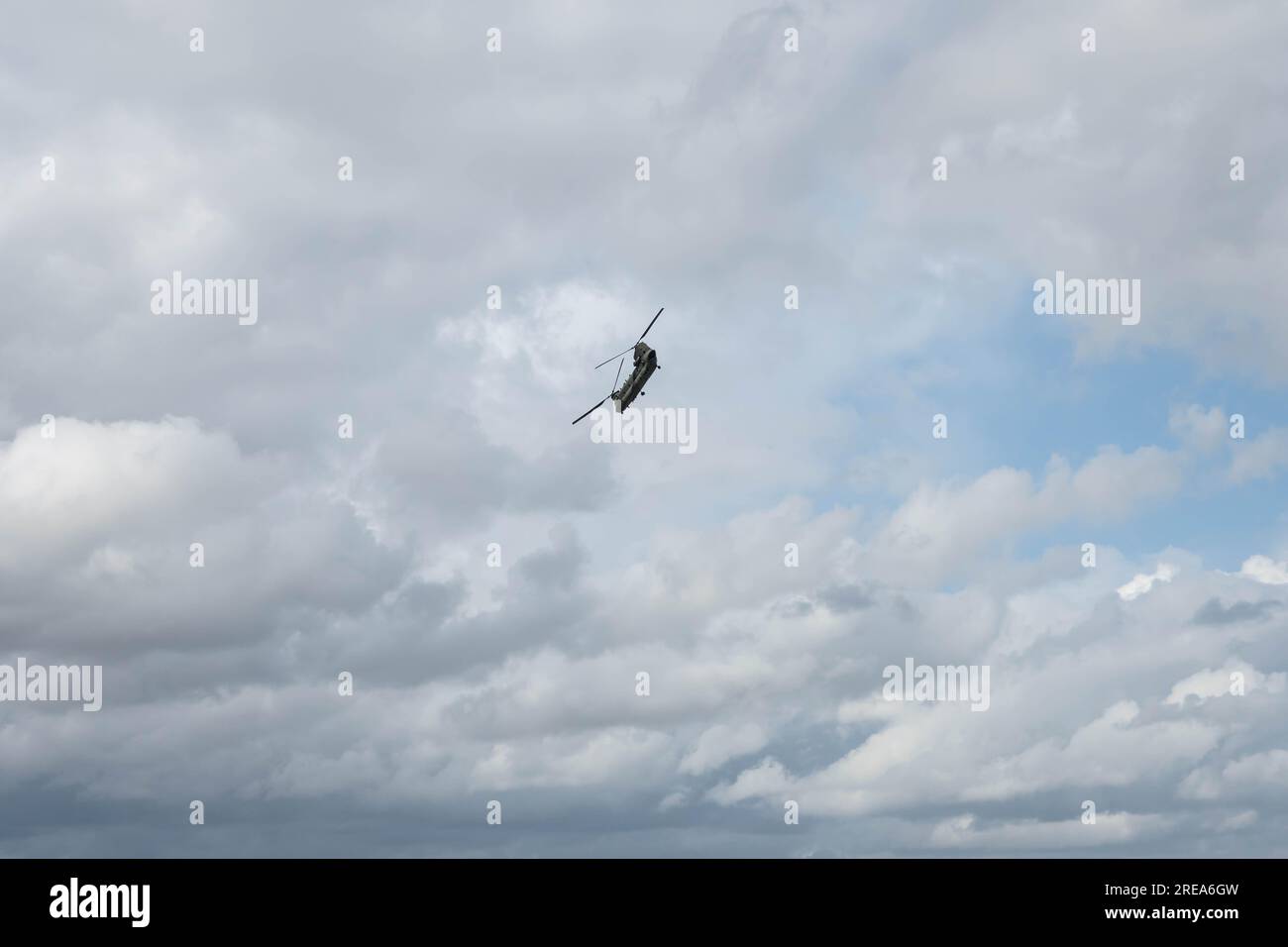 GLOUCESTERSHIRE, ENGLAND - 15 July 2023: Bell Boeing V-22 Osprey Stock Photo