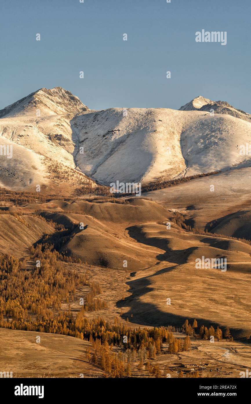 Landscape of the Altai Mountains in Siberia, Altai Republic, Russia ...