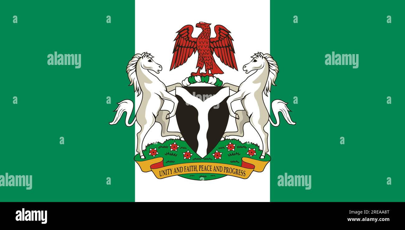 How To Draw Nigerian Coat Of Arms How To Draw The Coat Of Arms Of Nigerian Step By Step
