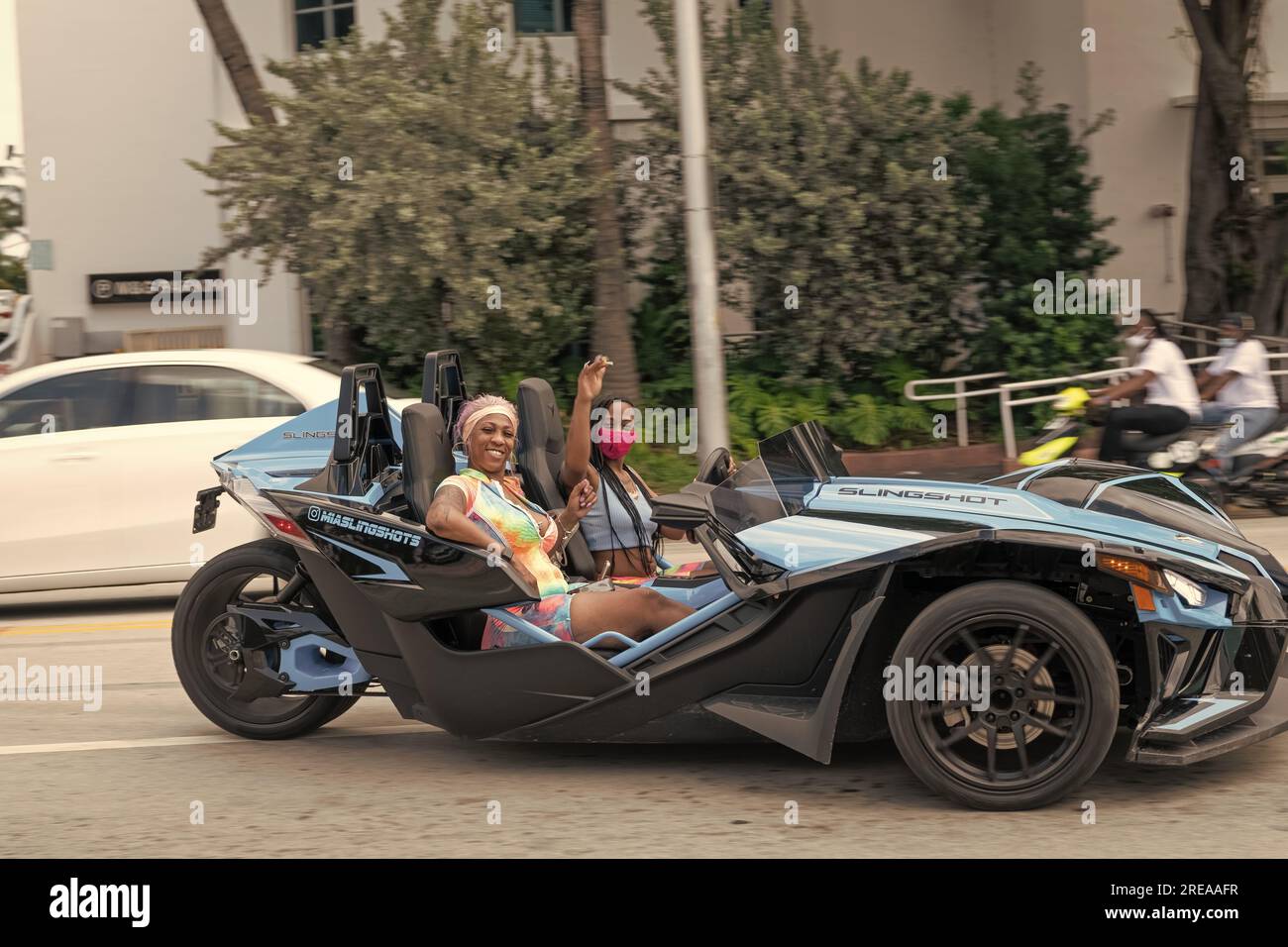 Driving a polaris deals slingshot