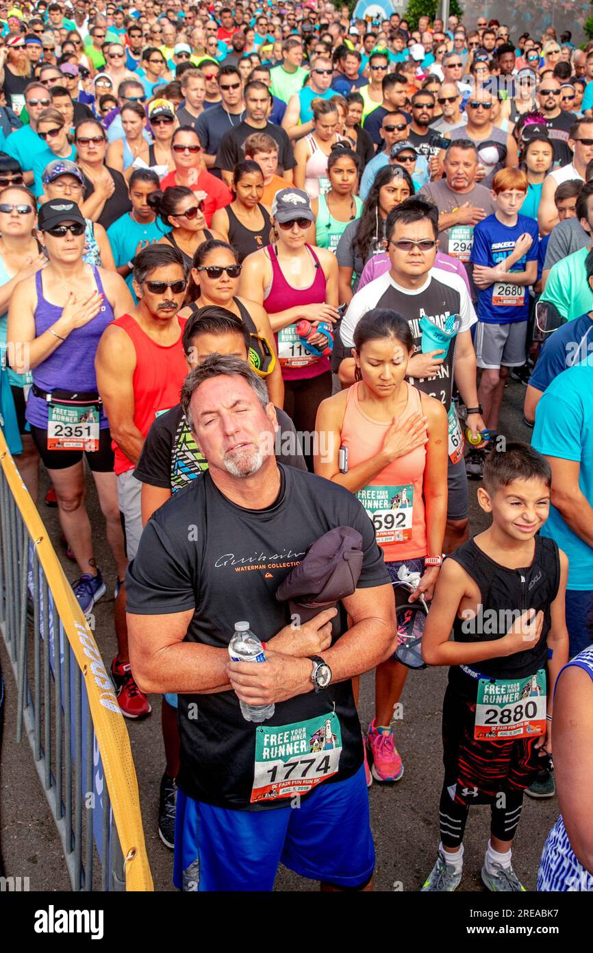 Pledge of allegiance girl hires stock photography and images Alamy