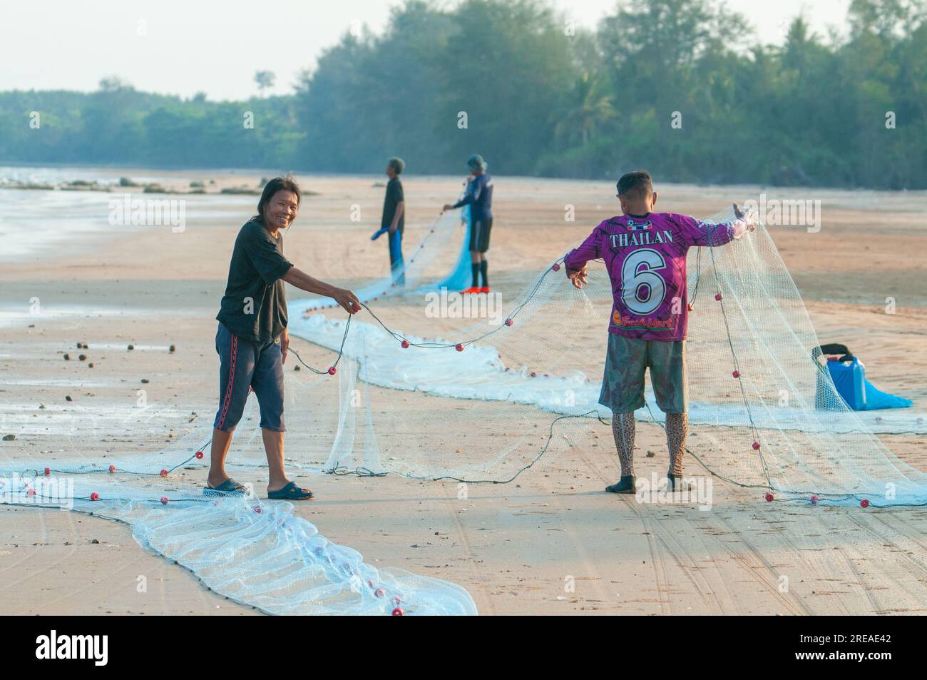 Commercial fishing industry in asia hires stock photography and images
