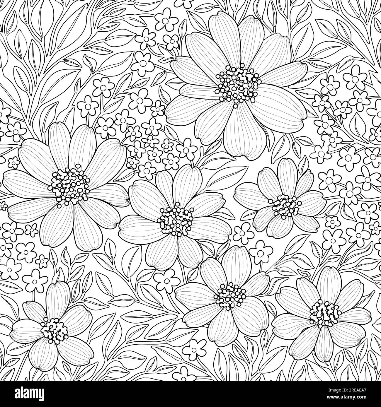 Crisp Pattern Coloring Pages Abstract in 4K
