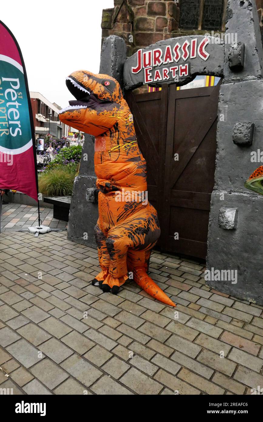 Derby Dinosaurs Cathedral Quarter 2023 Stock Photo Alamy