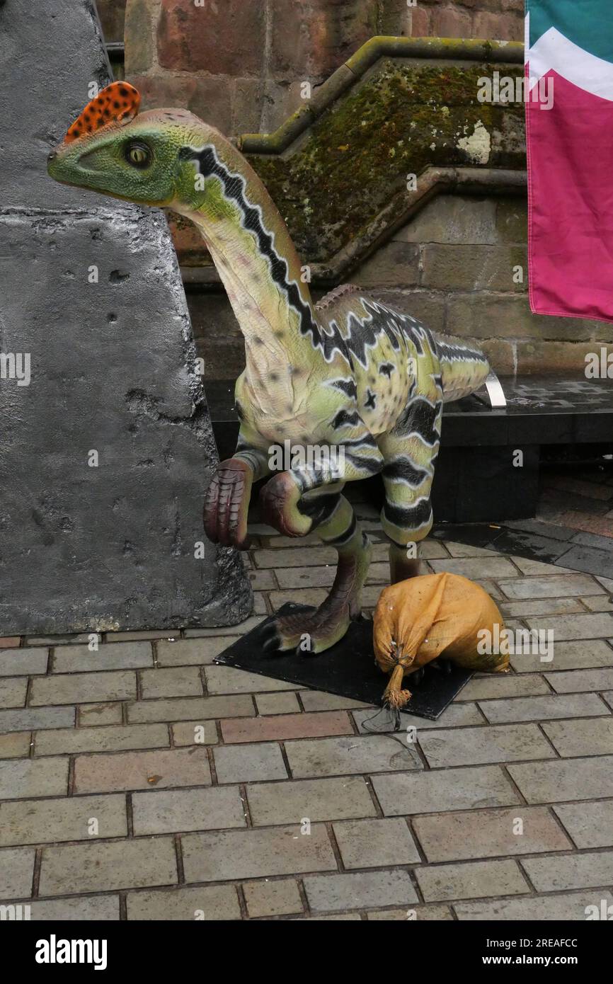 Derby Dinosaurs Cathedral Quarter 2023 Stock Photo Alamy