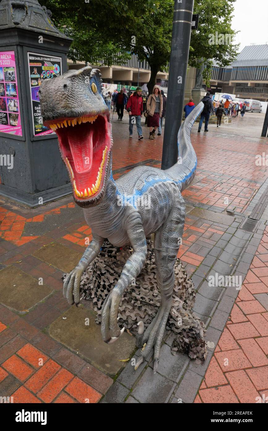 Derby Dinosaurs Cathedral Quarter 2023 Stock Photo Alamy