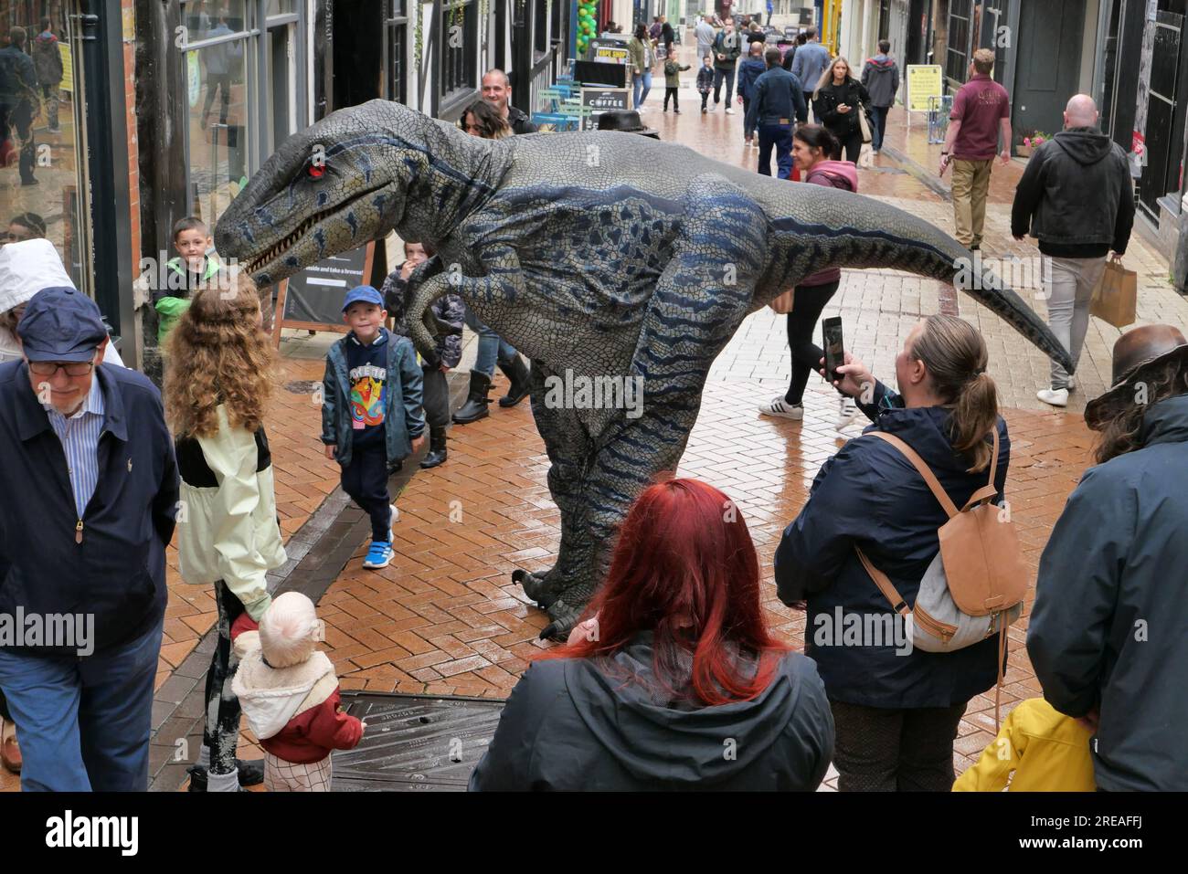 Derby Dinosaurs Cathedral Quarter 2023 Stock Photo Alamy