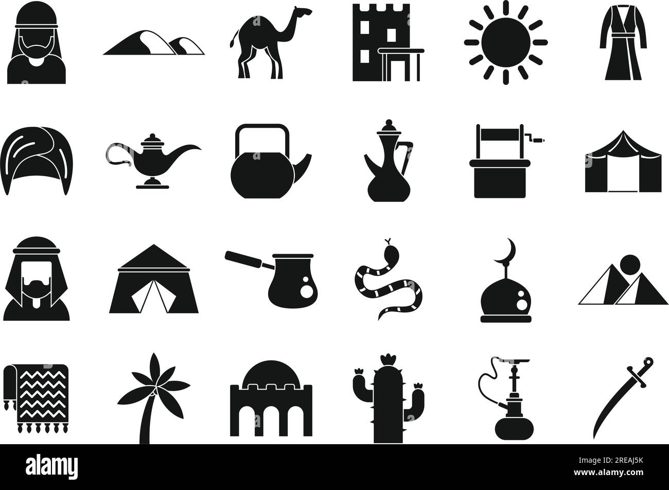 Bedouins Market Stock Vector Images Alamy
