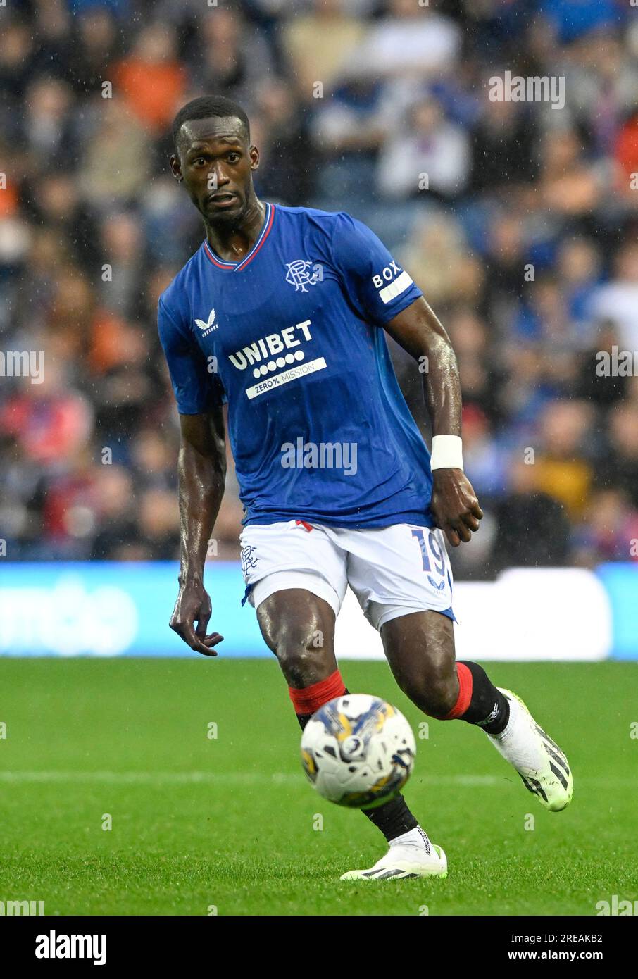 Glasgow, UK. 26th July, 2023. Abdallah Sima of Rangers during the Pre Season Friendly match at Ibrox Stadium, Glasgow. Picture credit should read: Neil Hanna/Sportimage Credit: Sportimage Ltd/Alamy Live News Stock Photo