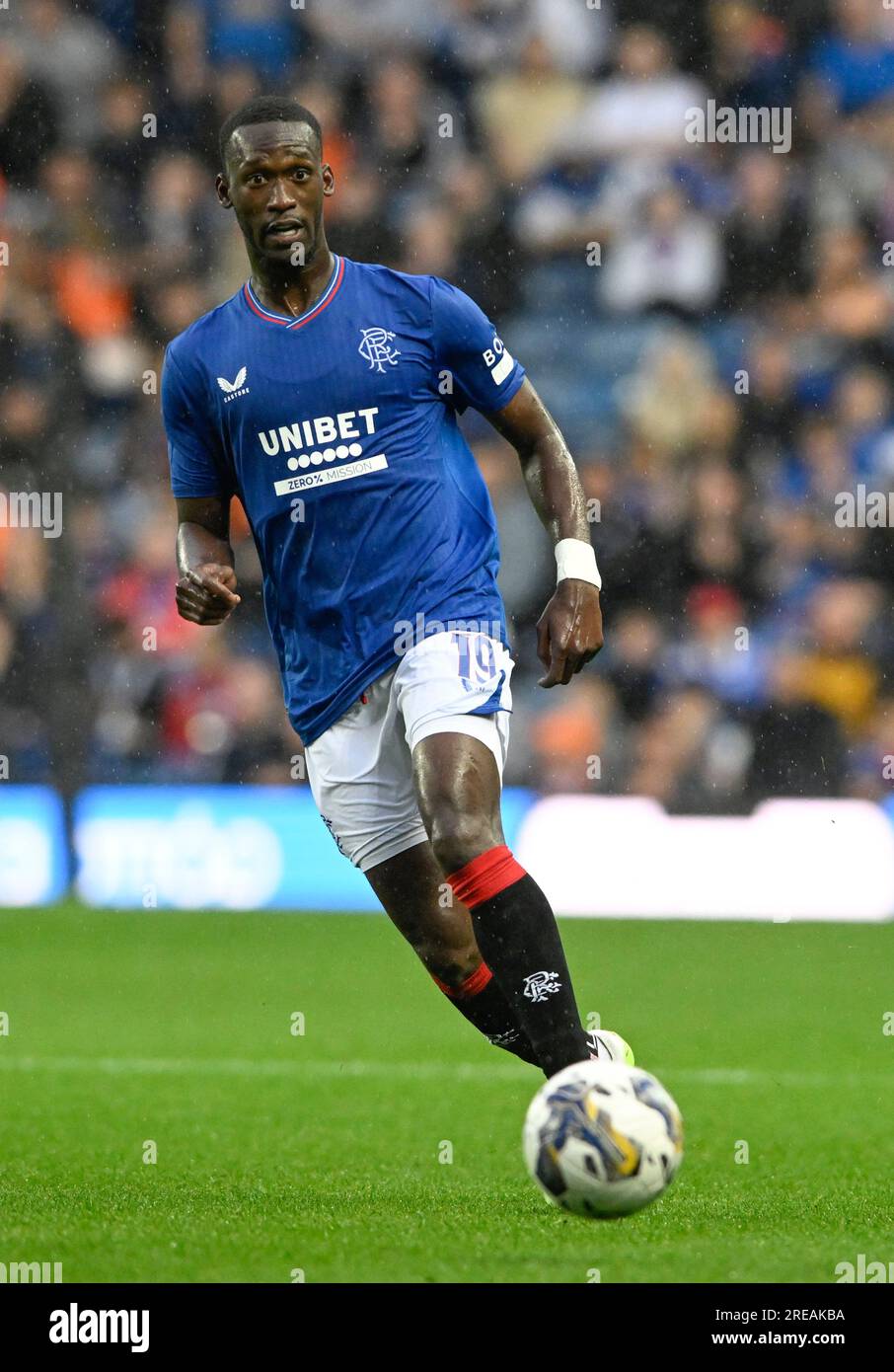 Glasgow, UK. 26th July, 2023. Abdallah Sima of Rangers during the Pre Season Friendly match at Ibrox Stadium, Glasgow. Picture credit should read: Neil Hanna/Sportimage Credit: Sportimage Ltd/Alamy Live News Stock Photo
