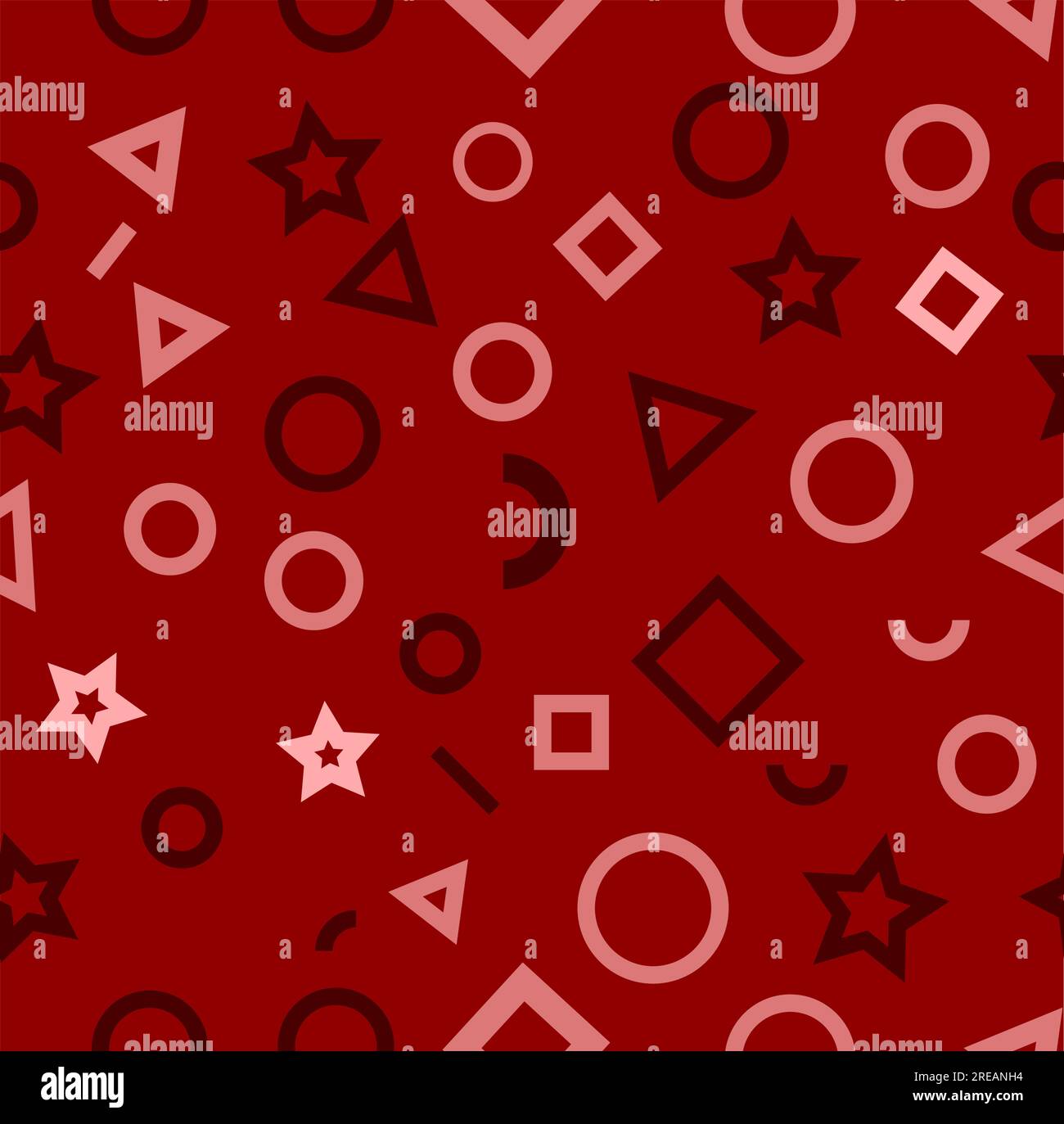 Abstract geometric patterns. seamless patterns, abstract geometric shapes Stock Vector