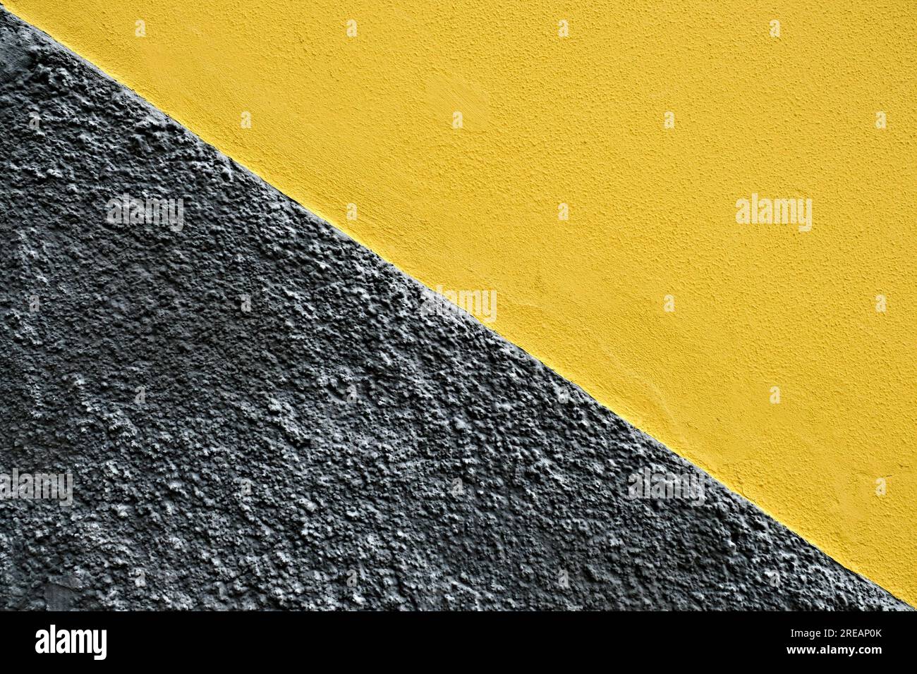 Diagonal yellow and gray abstract background. Stock Photo