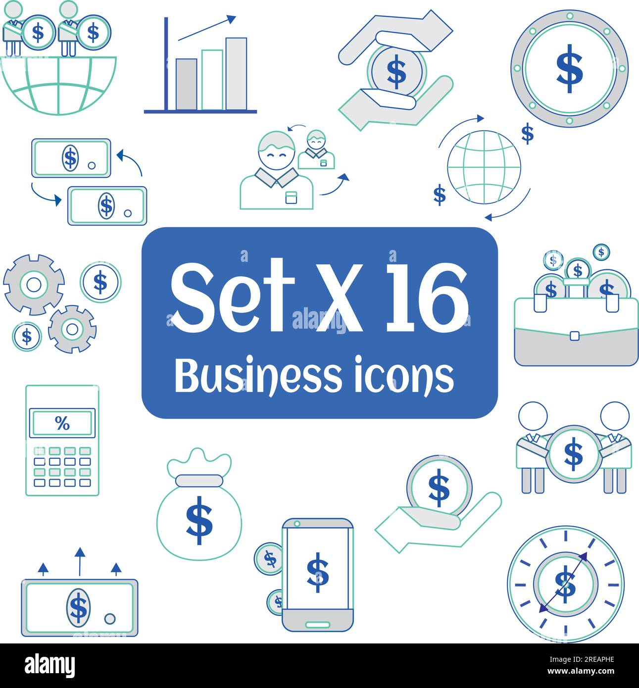 Collection different web icons hi-res stock photography and images - Alamy