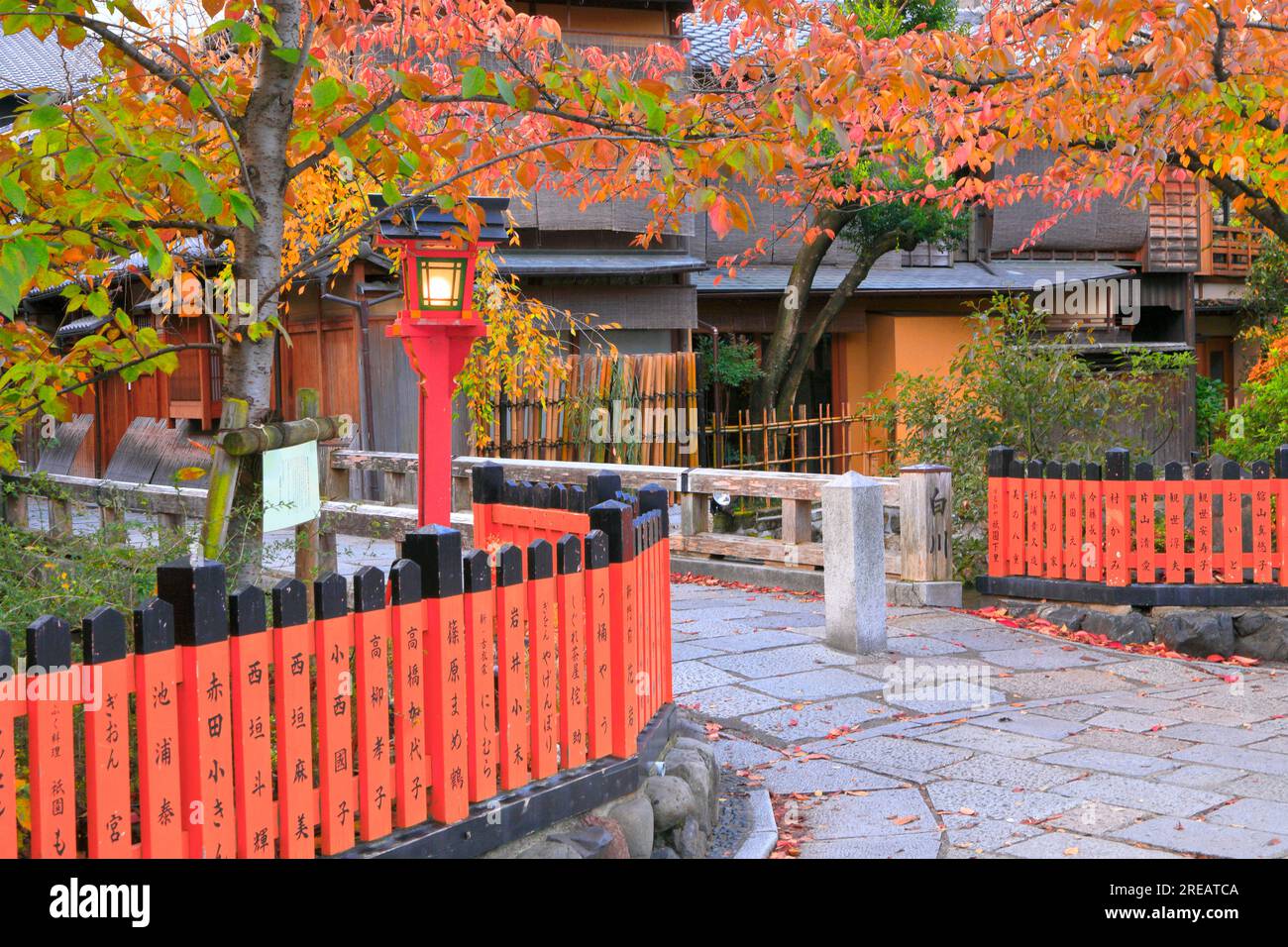 Gion of Autumn Leaves Stock Photo - Alamy