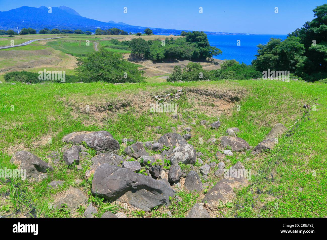 Ruins of Hara Castle Stock Photo - Alamy