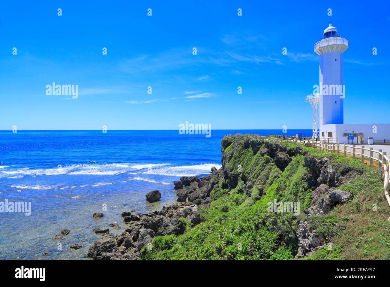 Heian-Nasaki Lighthouse Stock Photo